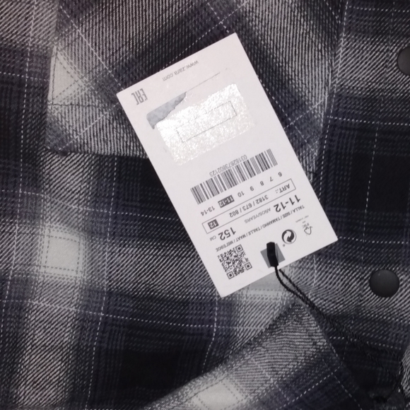 Zara Youth flannel with hoodie - Picture 3 of 11